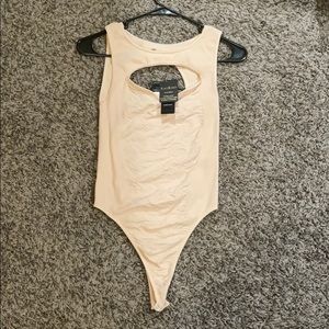 Nude Bebe keyhole bodysuit NWT